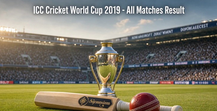 ICC Cricket World Cup 2019 All Match Results & Scores