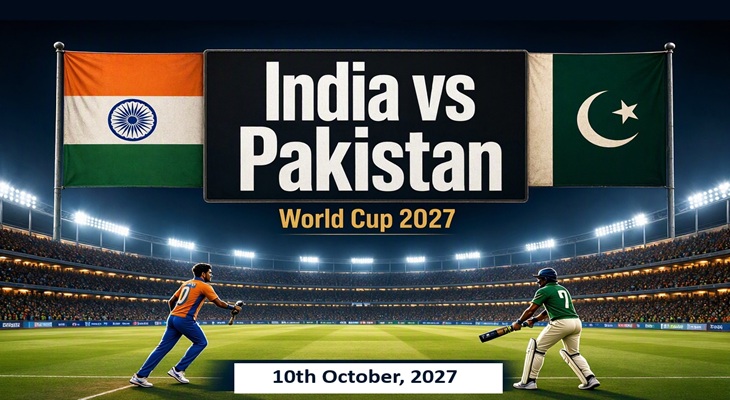 Cricket World Cup 2027: India vs Pakistan Match Date Schedule and Venue